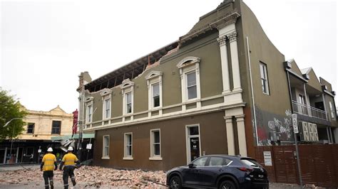 Melbourne buildings damaged in Victorian earthquake and .